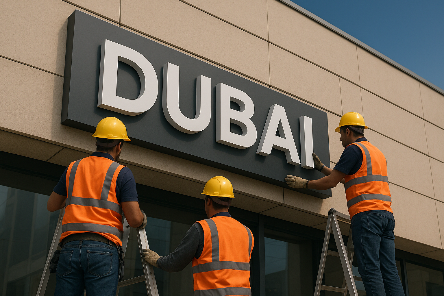 Outdoor Signage in Saudi Arabia 
