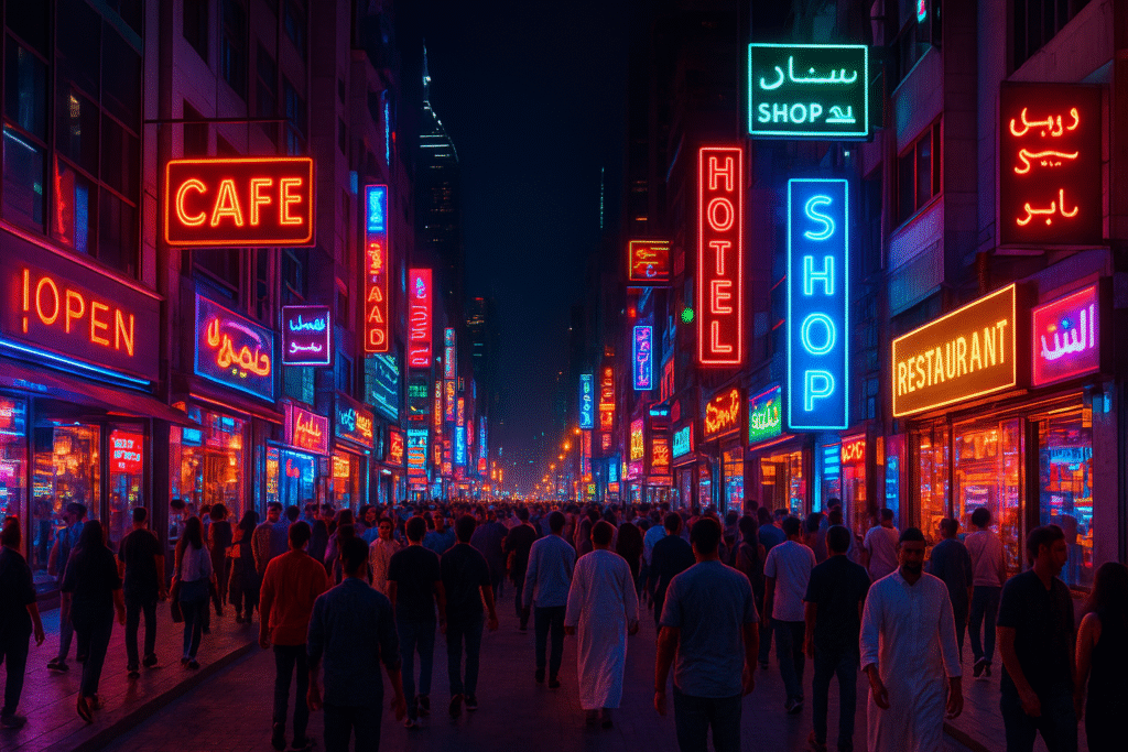Outdoor Signage in Saudi Arabia