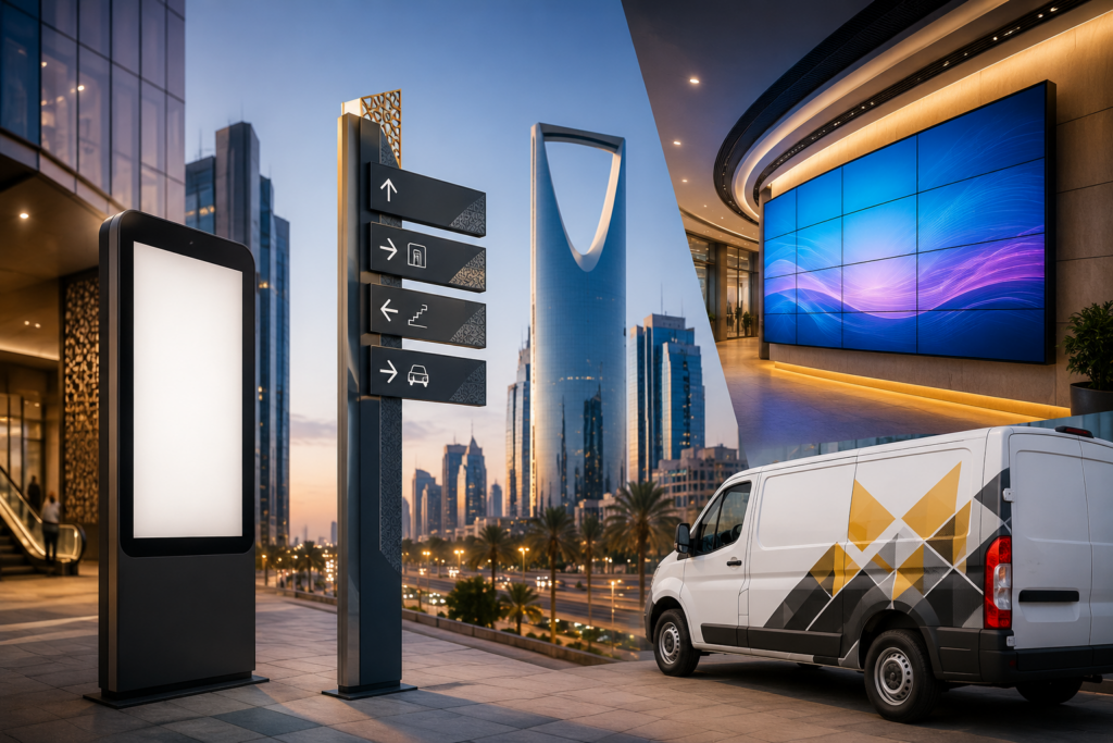 Signage Solutions in Saudi Arabia:
