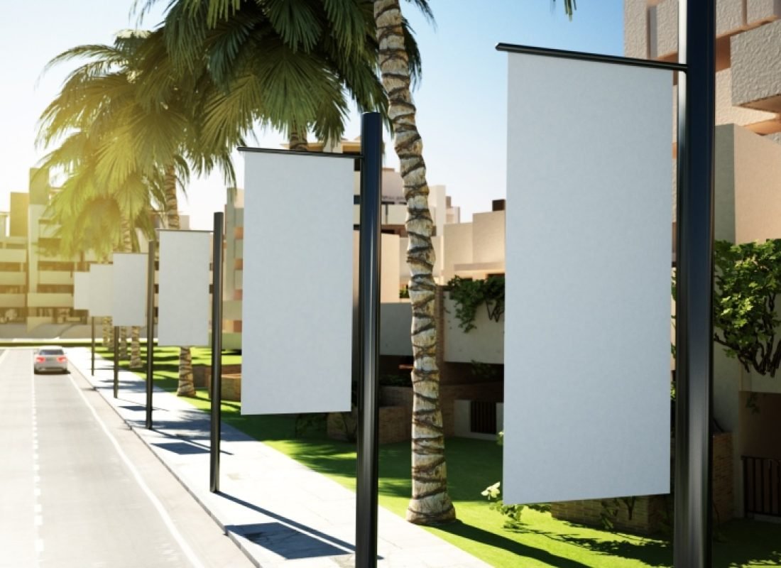 white-advertising-flags-street